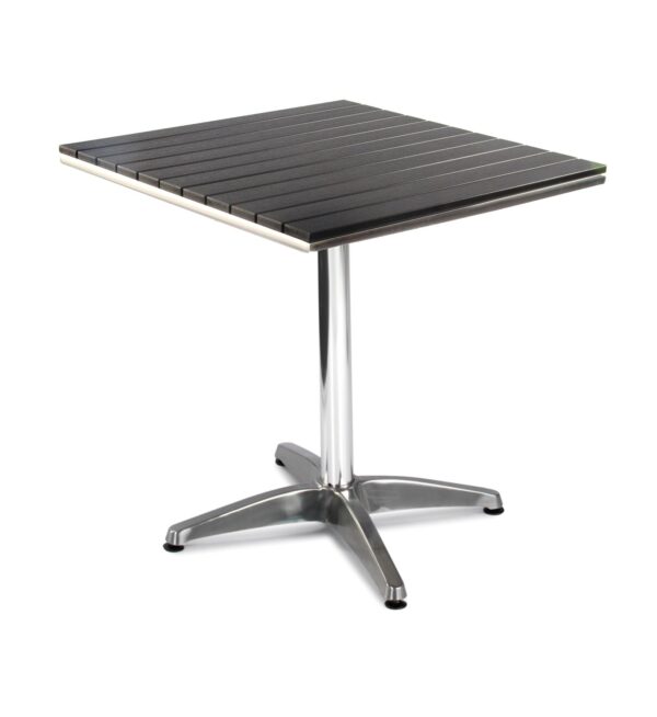 OUTDOOR RESTAURANT DINING TABLE WOOD EFFECT 2321