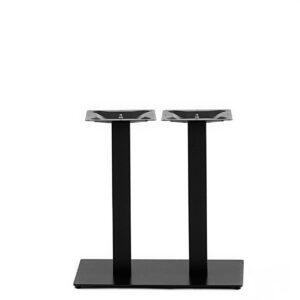 DOUBLE SQUARE BLACK BASE DINING HEIGHT MODEL 6069