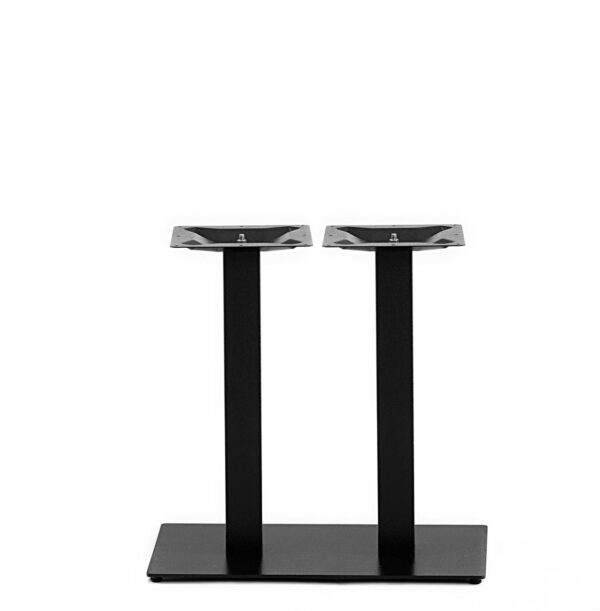 DOUBLE SQUARE BLACK BASE DINING HEIGHT MODEL 6069