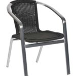 OUTDOOR ALUMINIUM WICKER ARMCHAIR 1894