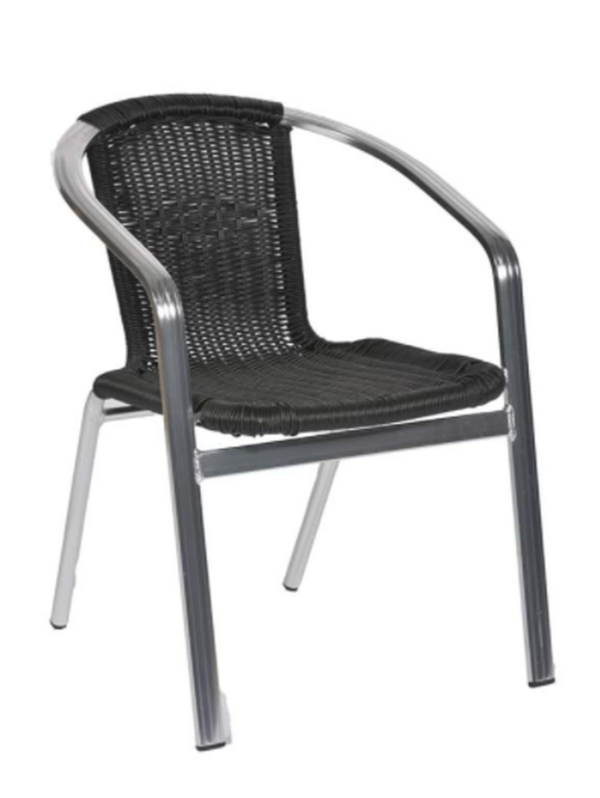 OUTDOOR ALUMINIUM WICKER ARMCHAIR 1894