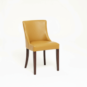 LEATHER RESTAURANT DINING CHAIRS 1933 MUSTARD YELLOW