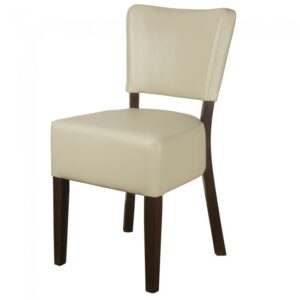 RESTAURANT LEATHER CHAIRS IVORY / CREAM 1970