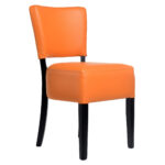 RESTAURANT LEATHER DINING CHAIRS JAFFA 1970