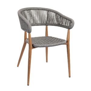 OUTDOOR ARMCHAIR WITH ROPE EFFECT 2136
