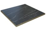 2324 BLACK MARBLE TABLE TOP ONLY SQUARE