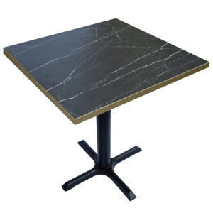 INDOOR RESTAURANT DINING TABLE BLACK MARBLE 2324