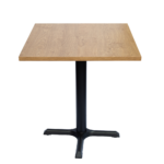 RESTAURANT DINING TABLE & BASE LIGHT OAK 3419