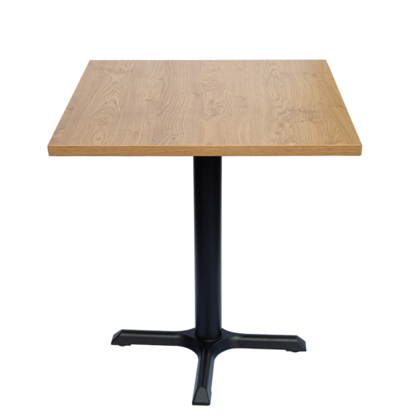 RESTAURANT DINING TABLE & BASE LIGHT OAK 3419