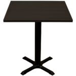 RESTAURANT DINING TABLE DARK WALNUT 3425