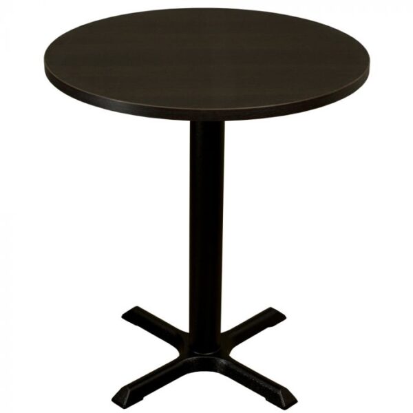 RESTAURANT DINING TABLE DARK WALNUT ROUND 3522