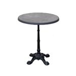 RESTAURANT TABLE & BASE GREY MARBLE 6533