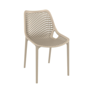 PUB OUTDOOR DINING CHAIR FIBREGLASS 7874 BEIGE TOUPE
