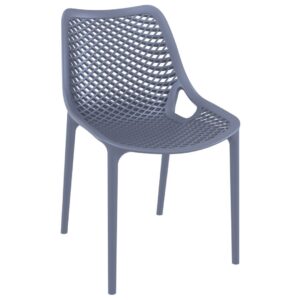 PUB OUTDOOR DINING CHAIR FIBREGLASS 7874 GREY