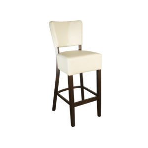 PUB LEATHER BAR STOOL CREAM  1971