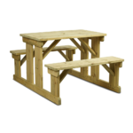 OUTDOOR PUB FURNITURE WOODEN SEATING POSEUR BENCH