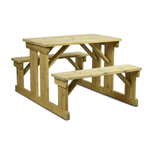 OUTDOOR PUB FURNITURE WOODEN SEATING POSEUR BENCH