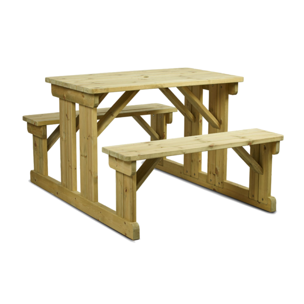 OUTDOOR PUB FURNITURE WOODEN SEATING POSEUR BENCH