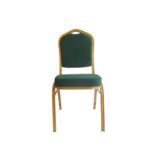 BANQUETING CHAIRS STEEL FRAME  GREEN / GOLD 2525