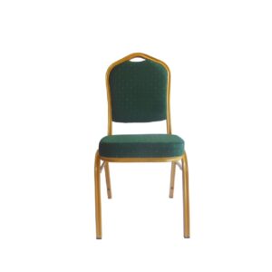 BANQUETING CHAIRS STEEL FRAME  GREEN / GOLD 2525