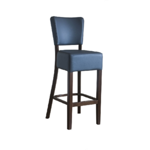 PUB LEATHER BAR STOOL GREY   1971