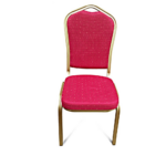 BANQUETING CHAIRS STEEL FRAME  RED  / GOLD 2525