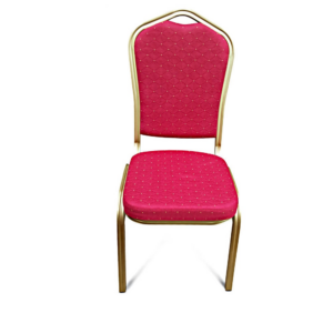 BANQUETING CHAIRS STEEL FRAME  RED  / GOLD 2525