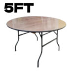 ROUND BANQUETING TABLE 5FT