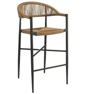 1057 NATURAL OUTDOOR BARSTOOL STACKABLE