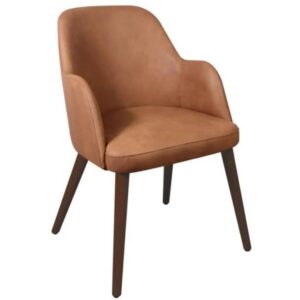 1588 LEATHER RESTAURANT ARMCHAIR