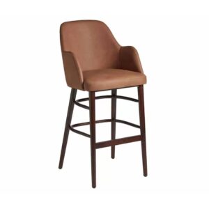 1877 LEATHER PUB BARSTOOL