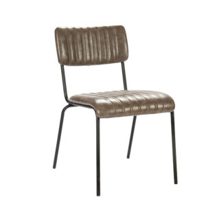 RESTAURANT LEATHER DINING CHAIR 7699 VINTAGE GREY