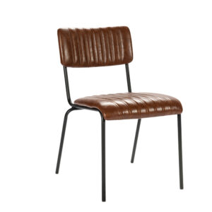 RESTAURANT LEATHER DINING CHAIR 7699 VINTAGE TAN