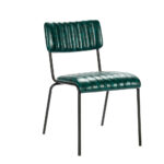 LEATHER RESTAURANT CHAIR 7699 TEAL