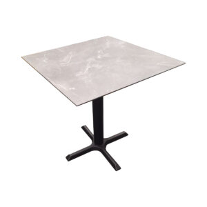 Black Marble / White Marble  Commercial Outdoor Dining Table and Base