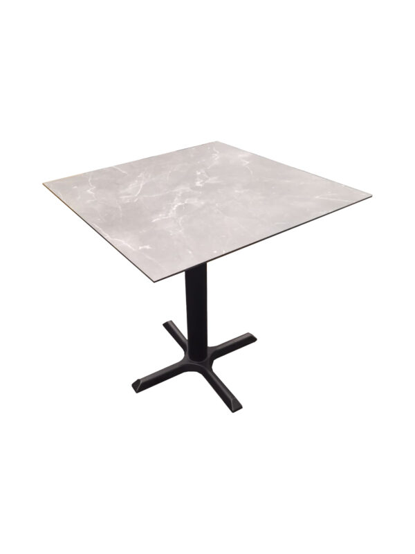 Black Marble / White Marble  Commercial Outdoor Dining Table and Base