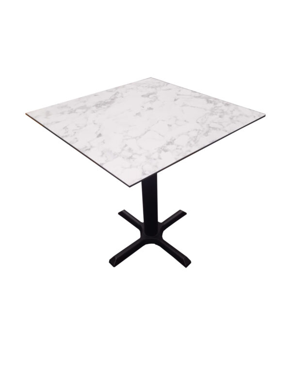 Black Marble / White Marble  Commercial Outdoor Dining Table and Base