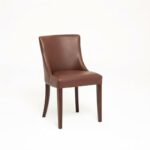 LEATHER RESTAURANT DINING CHAIRS 1933 BROWN