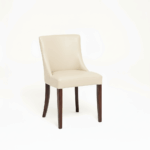 LEATHER RESTAURANT DINING CHAIRS 1933 CREAM
