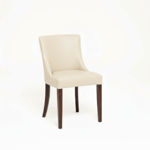 LEATHER RESTAURANT DINING CHAIRS 1933 CREAM