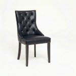 RESTAURANT LEATHER DINING CHAIR 1938 BLACK