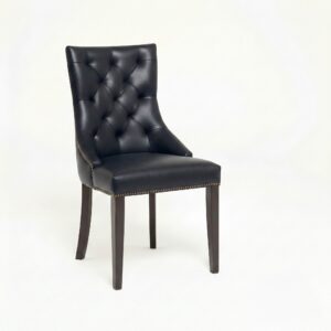 RESTAURANT LEATHER DINING CHAIR 1938 BLACK
