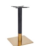 BLACK GOLD SQUARE DINING HEIGHT BASE 6082