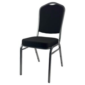BANQUETING CHAIR BLACK/SILVER